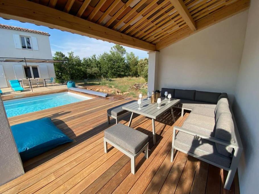Villa Piscine - Gorges Du Verdon, Lac De Sainte-Croix Regusse Bagian luar foto