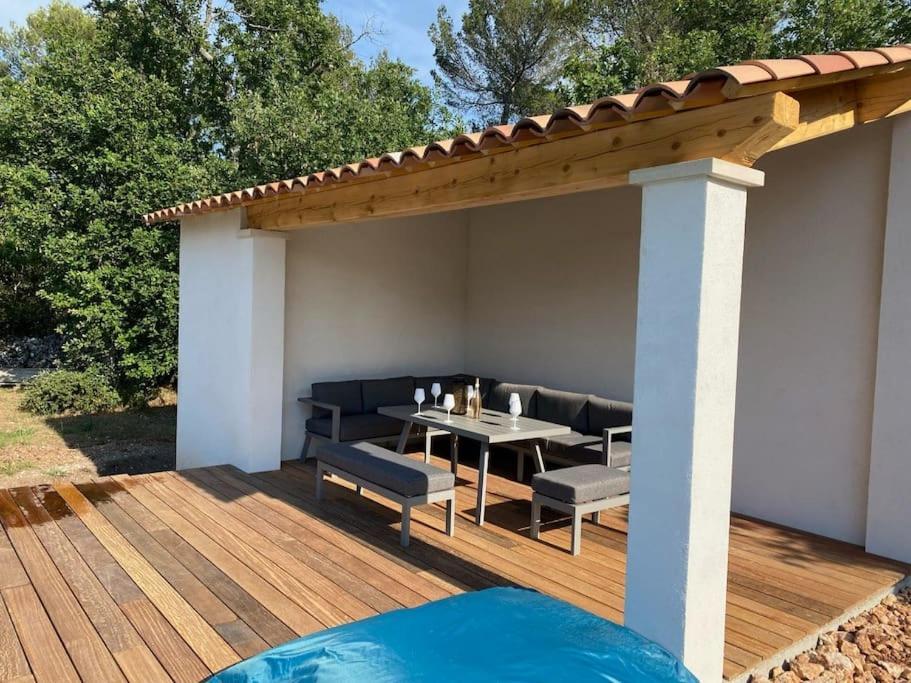 Villa Piscine - Gorges Du Verdon, Lac De Sainte-Croix Regusse Bagian luar foto