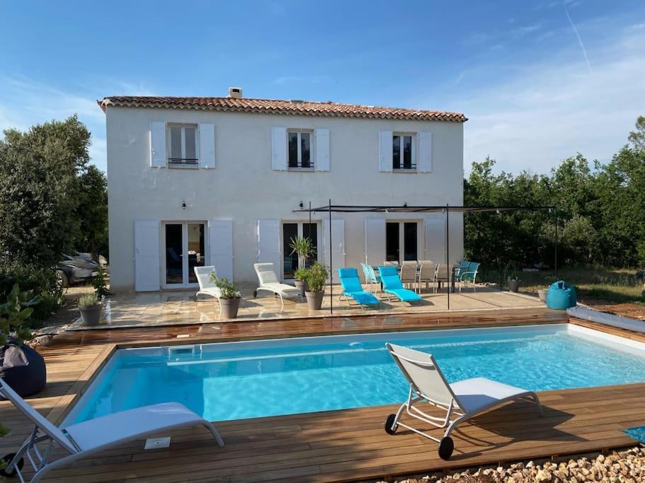 Villa Piscine - Gorges Du Verdon, Lac De Sainte-Croix Regusse Bagian luar foto